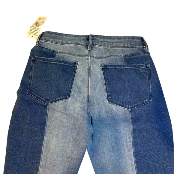 Women's Martha Stewart  Blue Patchwork Jeans 2P - Picture 7 of 9